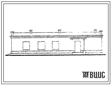 Типовой проект 416-1-3 Служебно-бытовые помещения на 60 человек с конторой.