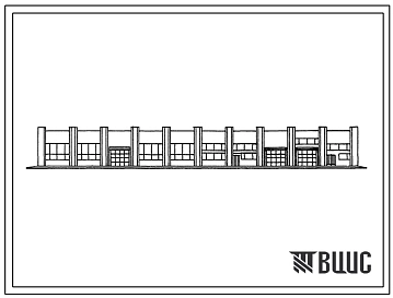 Типовой проект 503-1-19.83 Гараж спецмашин и механизмов блока производственно-технического обслуживания жилищного фонда от 300 до 600 тыс. м2 жилой площади