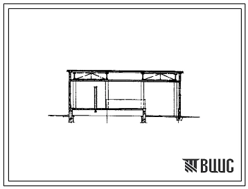 Типовой проект 405-4-4 тип 1 Кислородно-распределительная установка со складом кислородных баллонов 2х240. Вариант со стенами из керамзитобетонных панелей.
