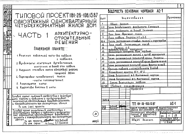 Альбом 1 Части 0, 1, 2, 3, 4, 5, 6 Общая часть. Архитектурно-строительные решения. Отопление и вентиляция. Внутренний водопровод и канализация. Газоснабжение. Электрооборудование. Связь и сигнализация