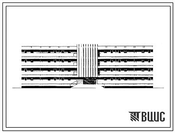 Типовой проект 134-77-24сп 4-этажный галерейный дом-блок на 24 квартиры (однокомнатных 1Б-16, двухкомнатных 2Б-8) для строительства в районах с сейсмичностью 9 и 8 балов.