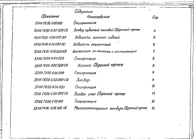 Альбом 3 Затвор глубинный клиновой для отверстий диаметром 0,6 м на напоры до 6,0 м