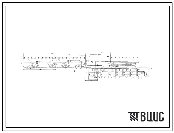 Проект 10424 Сушило камерное с тележкой объемом 85 м3 для литых полуформ, на газе