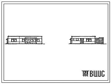 Типовой проект ВП-300-83 (04-74-КП) Чайная солдатская на 40 мест в каркасно-панельных конструкциях серии 1.020-1 и серии ИИ-04