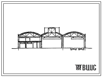 Типовой проект 501-97 Локомотиво-вагонное депо узкой колеи на 4 стойла для ремонта тепловозов и на 12 стойл для ремонта вагонов и путевых машин.