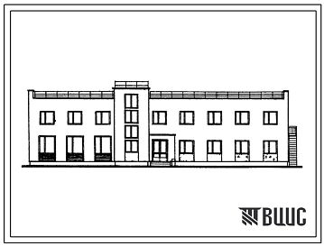 Типовой проект 416-7-16/70 Дом отдыха локомотивных и поездных бригад на 30 мест.