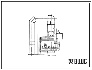 Проект 10234 Печь нагревательная камерная размерами пода 1.5х1.5м,на газе РКПМ-4