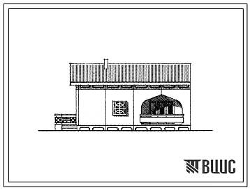 Типовой проект 228-01сп.83 1-этажная 3-комнатная блок-квартира типа 3Б торцевая. Для строительства в 4А и 4Г климатических подрайонах Узбекской ССР сейсмичностью 7 и 8 баллов на грунтах 2 типа просадочности.