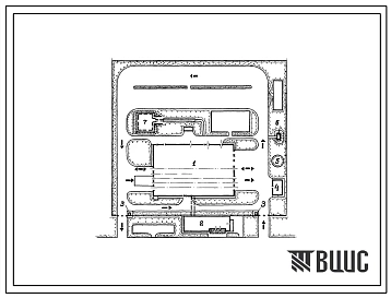 Типовой проект 507-22 Троллейбусное депо с мастерскими на 100 машин.