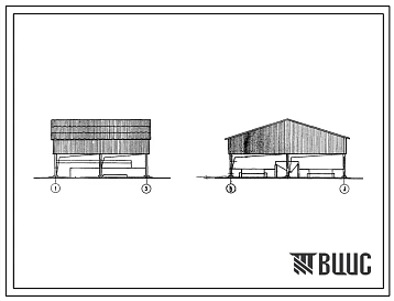Типовой проект 703-32 Картофелехранилище емкостью 1200 т хранения в контейнерах