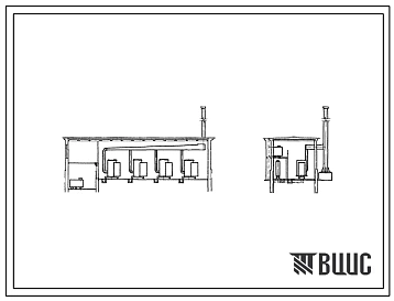 Типовой проект 903-1-88 Котельная с 4 котлами Е-1/9Г паропроизводительностью 4 т/час. Топливо-газ. Теплоноситель-пар.