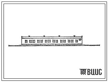 Типовой проект ХФ-70.78 (21-57-КК) Универсальное хранилище размером 18х48м, высотой 4,2м, с кран-балками. Неотапливаемое