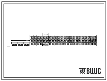 Типовой проект 416-1-221.89 Административно-бытовой корпус с контрольно-пропускным пунктом автотранспортного предприятия на 300 грузовых автомобилей с открытой стоянкой