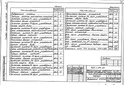 Альбом 5 Задание заводу-изготовителю на электрооборудование и автоматизацию санитарно-технических систем    