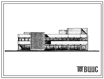 Типовой проект 272-32-28 Комплексное предприятие общественного питания (ресторан, кафе, закусочная) на 215 мест, работающее на полуфабрикатах, для строительства в 1В климатическом подрайоне, 2 и 3 климатических районах