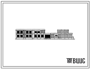 Типовой проект 221-01-660.89 Общеобразовательная школа на 11 классов (132 учащихся). Здание одно-, двухэтажное. Стены из  трехслойных легкобетонных панелей на жестких связях по серии 1.230.1-7.