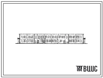 Типовой проект 211-1-156 Детские ясли-сад на 140 мест со стенами из арболита. Для строительства в IВ климатическом подрайоне.