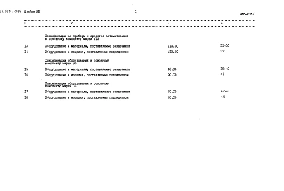Альбом 8 Спецификации оборудования