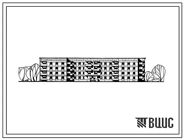 Типовой проект 163-24-150.83 Четырехэтажное общежитие на 204 человека для рабочих и служащих