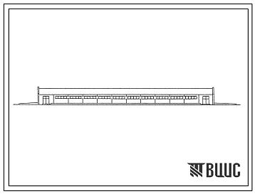 Типовой проект 801-4-185.87 Здание на 250 голов ремонтного молодняка КРС с беспривязным содержанием на глубокой подстилке и кормлением в здании. Выращивание от 6 до 25 месяцев. Раздача кормов – мобильная. Удаление навоза – бульдозером. Размеры здания - 18