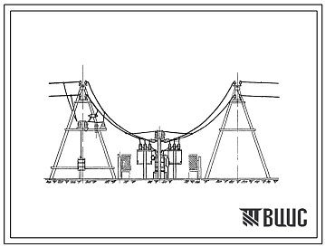 Типовой проект 407-3-76 Унифицированный распределительный пункт для сетей 20 кв на четыре направления с одним масляным выключателем на железобетонных опорах.