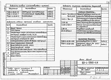 Альбом 3 Конструкции железобетонные    