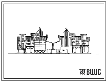 Типовой проект 812-1-85.86 Цех обработки семян производительностью 2х10 т/ч (на базе двух КЗС-25Ш с КШС-20 и двух семяочистительных приставок СП-10А)