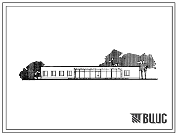 Типовой проект 284-1-21 Комбинат бытового обслуживания для поселков городского типа на 6 тысяч жителей. Для строительства во II и III строительно-климатических зонах.