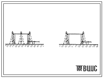 Типовой проект 603-66 Приемные КВ антенны типа БС на диапазон волн 18-135 М.