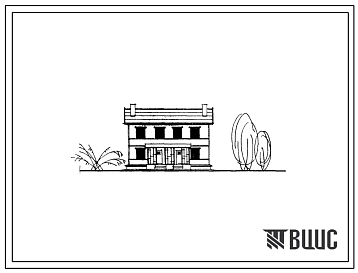 Типовой проект 1-50Б-7П/68 Двухэтажный двухквартирный четырехкомнатный жилой дом с упрощенным благоустройством в двух уровнях, стены брусчатные. Для строительства во 2 строительно-климатической зоне. Для леспромхозов.