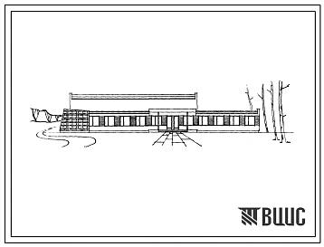 Типовой проект 264-13-27 Кинотеатр на 200 мест с клубными помещениями. Для строительства во II и III строительно-климатических зонах. (Для 1 и 3 проектно-строительных зон).