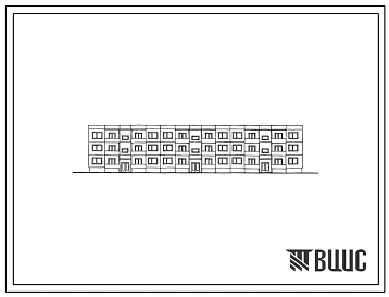 Типовой проект 111-121-8 Трехэтажный трехсекционный дом на 27 квартир (однокомнатных 1Б-6; двухкомнатных 2Б-12, 2А-3; трехкомнатных 3Б-6). Для строительства в 1В климатическом подрайоне, 2 и 3 климатических районах