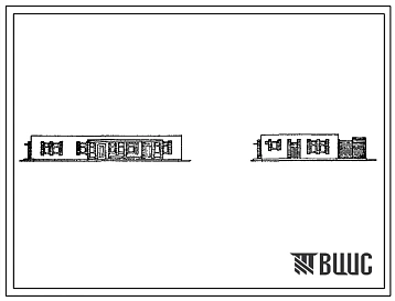 Типовой проект ВП-300-83 (04-75-КК) Чайная солдатская на 40 мест с магазином Военторга со стенами из кирпича и внутренним каркасом серии 1.020-1 и серии ИИ-04