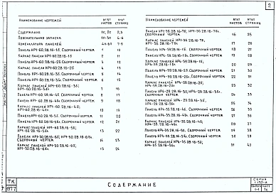 Выпуск 1-1 Панели лоджий со спаренными окнами и балконными дверями. Рабочие чертежи