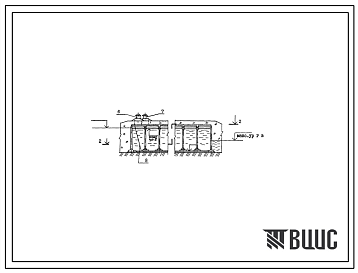 Типовой проект 901-4-66.83 Резервуары для воды прямоугольные железобетонные сборные емкостью от  1600 до 2600 м3 (с применением стеновых панелей с опорой пятой)