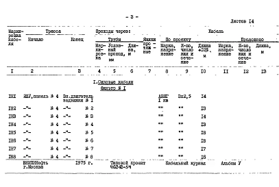 Альбом 5 Кабельный журнал.