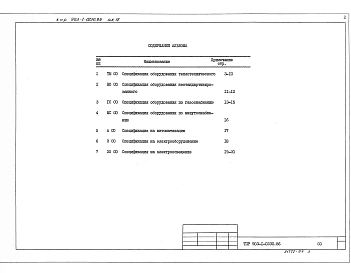 Альбом 4 Спецификация оборудования    