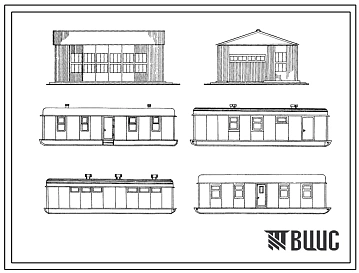 Типовой проект 401-2-9/75 Полевая производственная база из передвижных и сборно-разборных элементов заводского изготовления для производственных участков торфяных предприятий