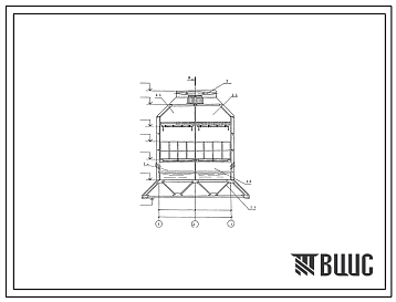 Типовой проект 901-6-96.88 Градирня заводского изготовления пленочная с вентилятором 3ВГ25М