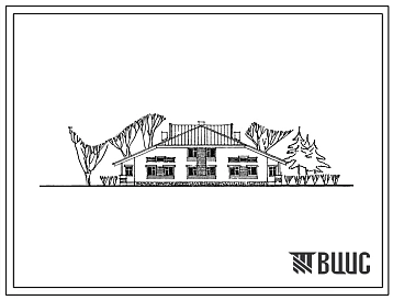 Типовой проект 144-24-276.13.87 Одноквартирный мансардный жилой дом с 4-комнатными квартирами (для индивидуальных застройщиков западных районов УССР)