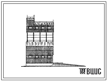 Типовой проект 813-173 Склад рассыпных и гранулированных кормов емкостью 280 т.