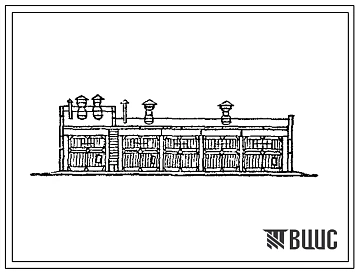 Типовой проект ХФ-74 (13-64-КП) Эксплуатационный гараж на 9 автомобилей