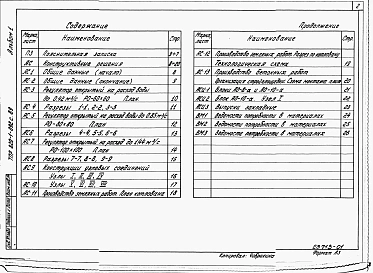 Альбом 1. Пояснительная записка. Конструктивные решения. Ведомости потребности в материалах.     