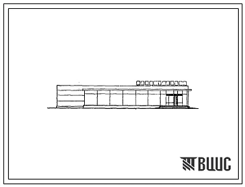 272-12-35с Унифицированное здание магазина в конструкциях ИИС-04 торговой площадью 275 м? с тремя технологическими планировками «Культтовары», «Книги», «Радиотовары» для строительства на территориях с сейсмичностью 7 и 8 баллов IВ подрайона, II и III клим