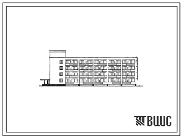 Типовой проект 244-3-8 Спальный корпус на 180 мест для пансионатов отдыха и туристских баз для строительства во 2 и 3 строительно-климатических зонах.