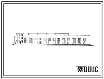 Типовой проект 411-1-33/71 Ремонтно-механическая мастерская в блоке с гаражом для леспромхозов с объемом производства 500 тыс. м3 в год