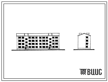 Типовой проект 1-316-2 Четырехэтажный дом на 32 квартиры серии 1-316