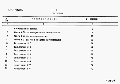 Альбом 11 Сметы. Электрооборудование, автоматизация и технологический контроль