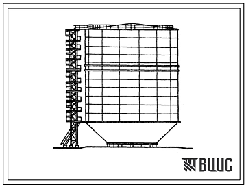 Типовой проект 405-4-109.85 Склад вспученного перлитового песка вместимостью 10000 м3