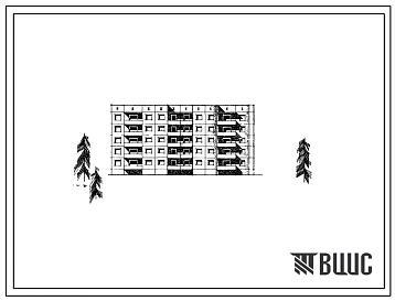 Типовой проект 97-015 5-этажная сдвоенная поворотная блок-секция на 30 квартир 1Б.2Б.3Б-1Б.2Б.3Б (однокомнатных-10, двухкомнатных-10, трехкомнатных-10). Для строительства в 1 климатическом районе, в 1В подрайоне.
